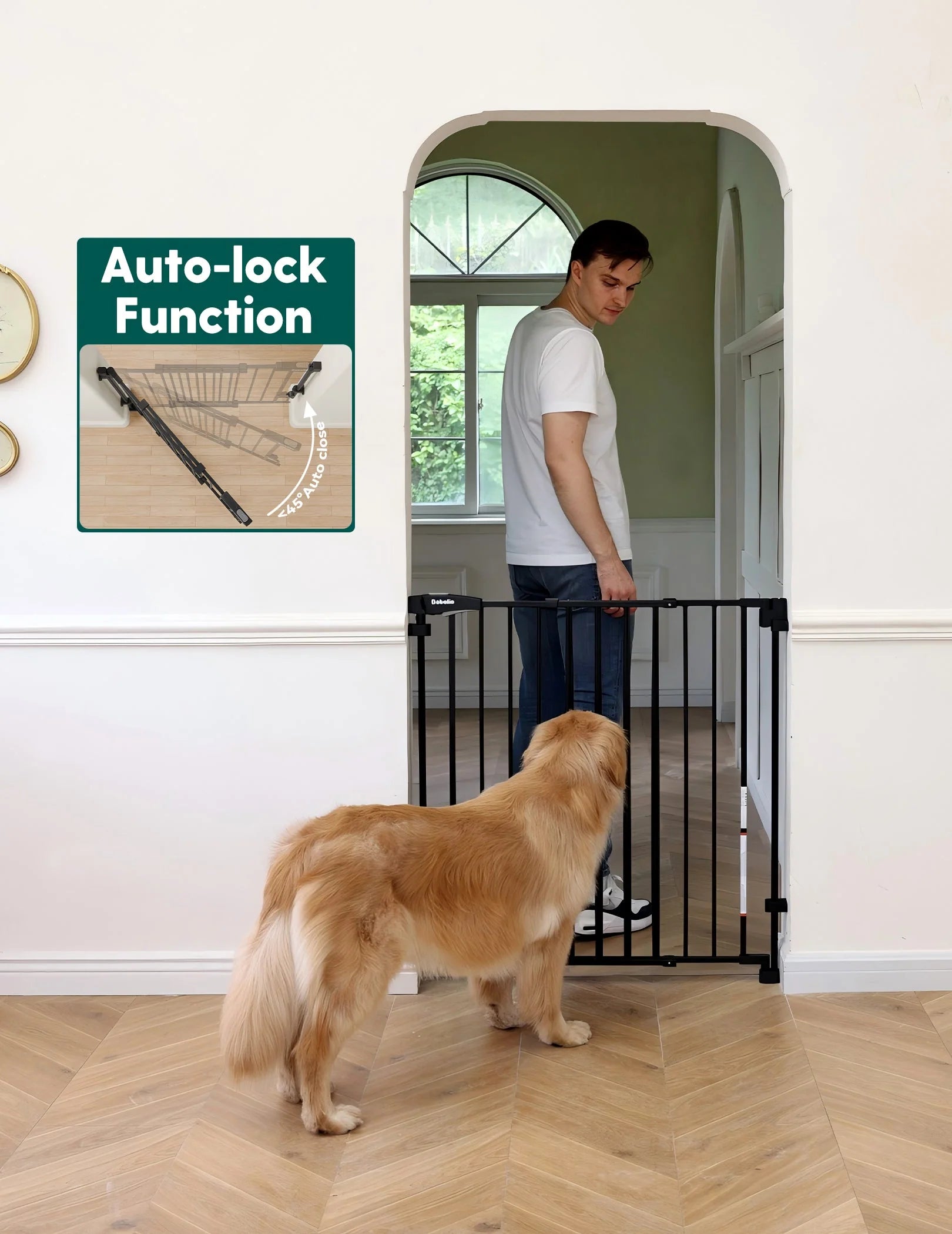 Boundless R30 Proflex | Removable No-trip Baby Gate For Stairs