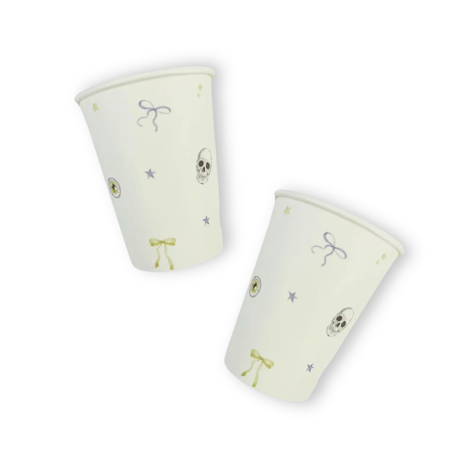 Bows & Boos Halloween Patterned Cups (12pcs)