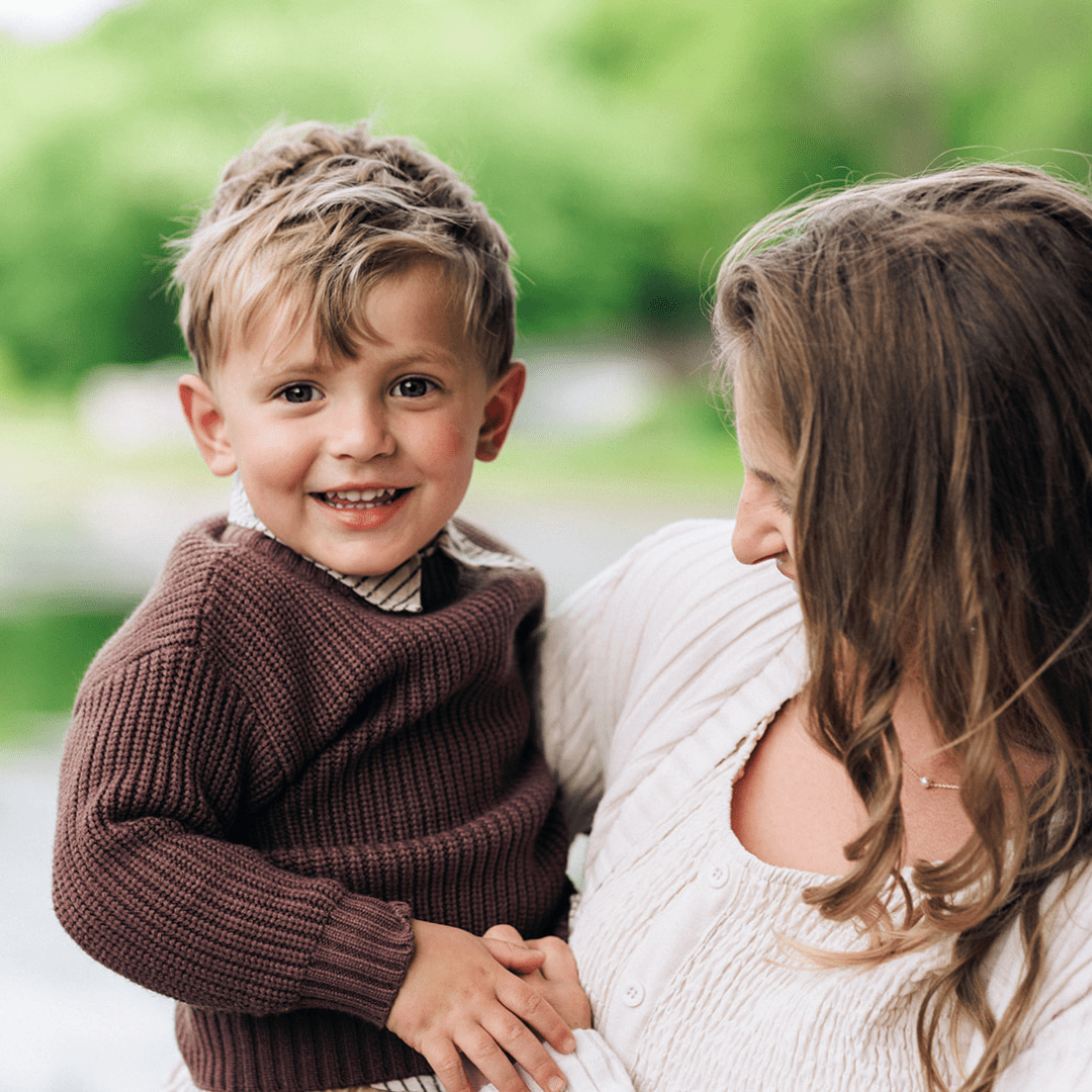 Chocolate Brown Knit Pullover Sweater- Child