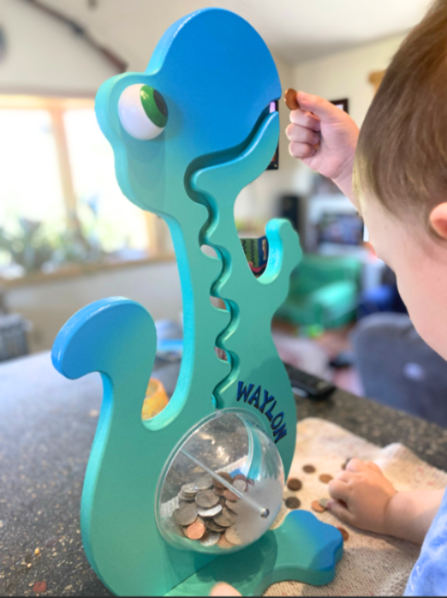 20" Aqua Dinosaur