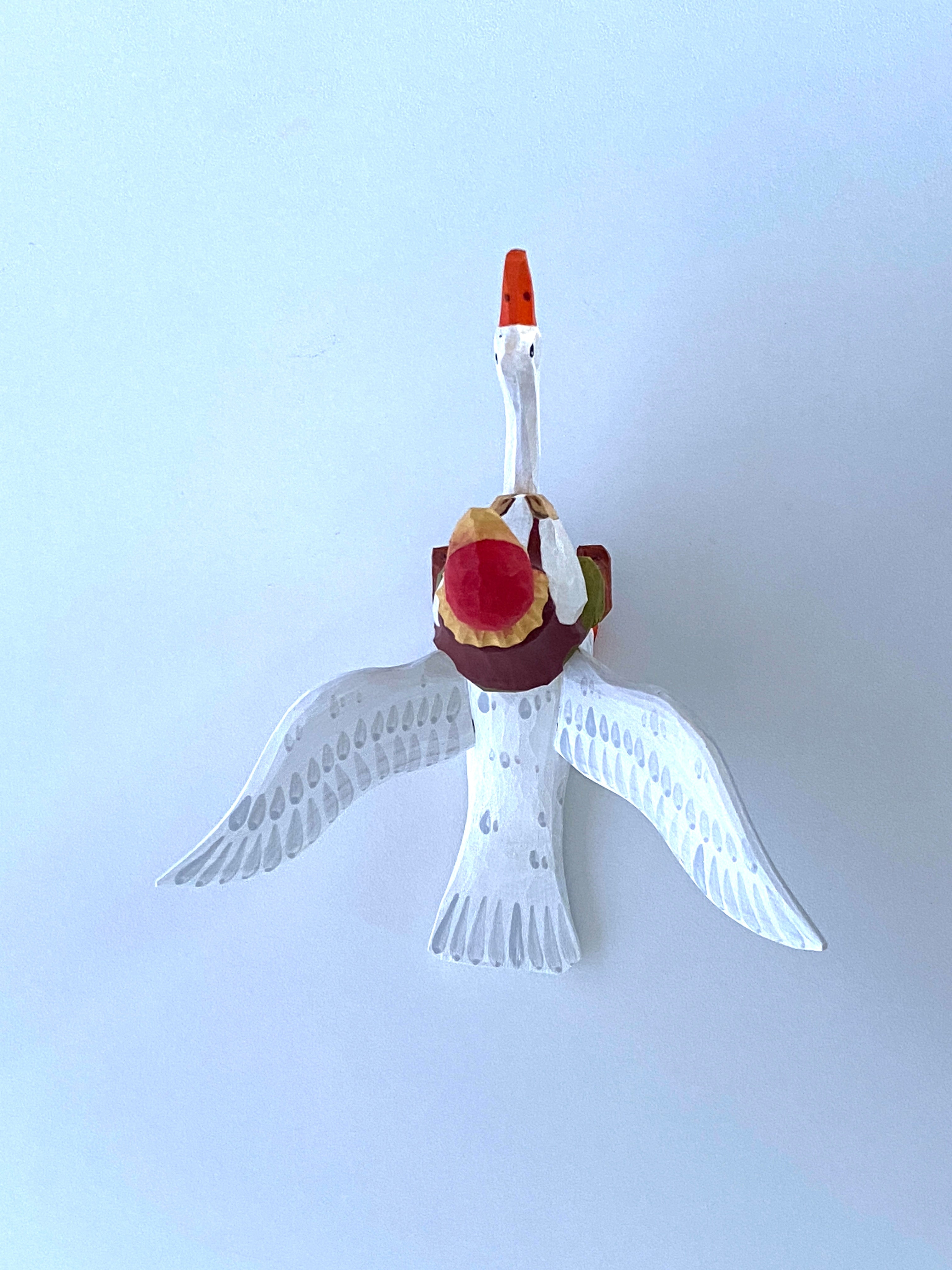 Hand Craved Wooden Ornament