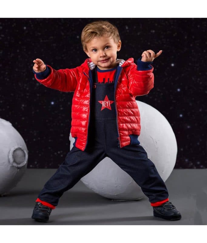 Boys Red Cold Control Puffer