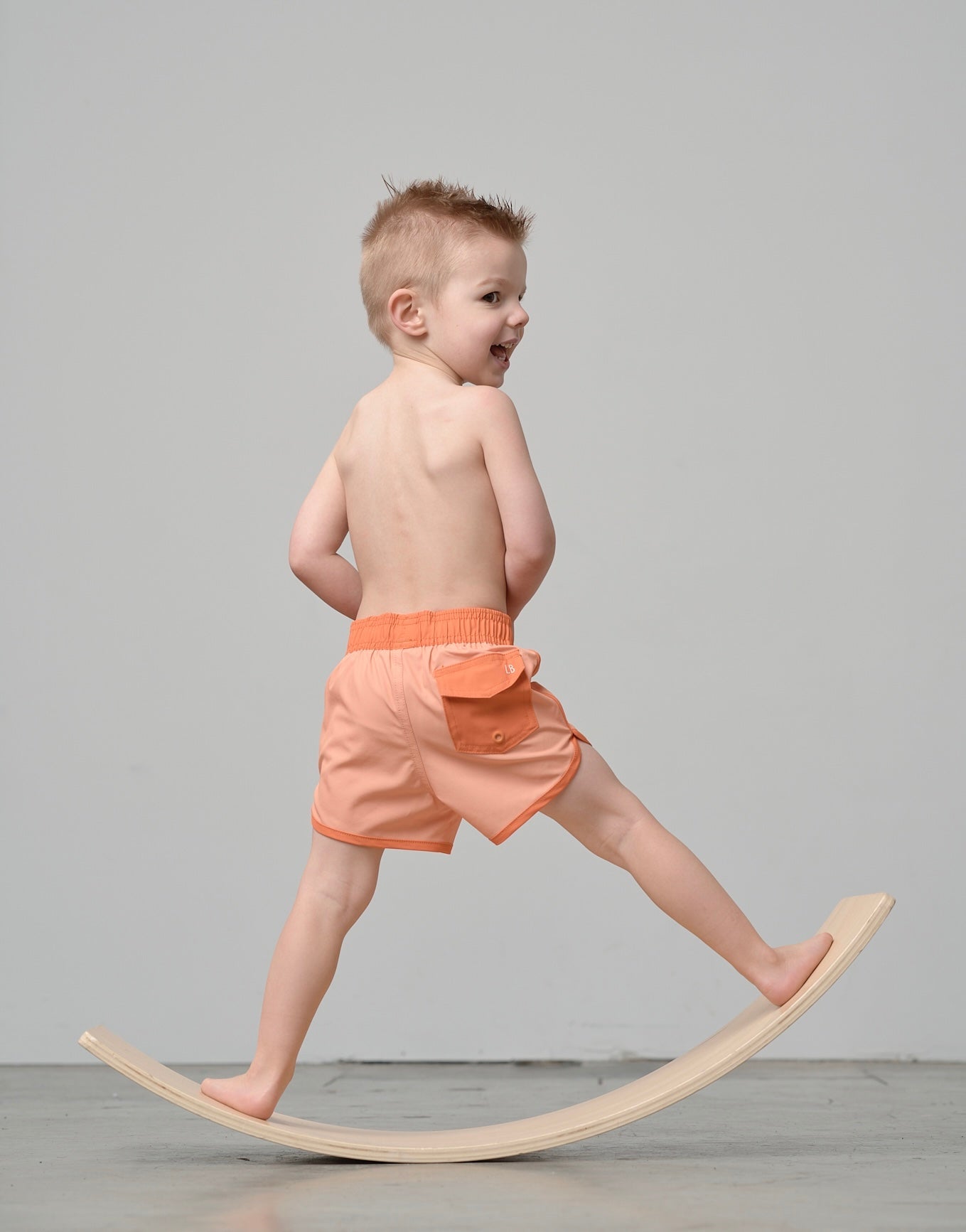 Boy's Swim Short - Melon