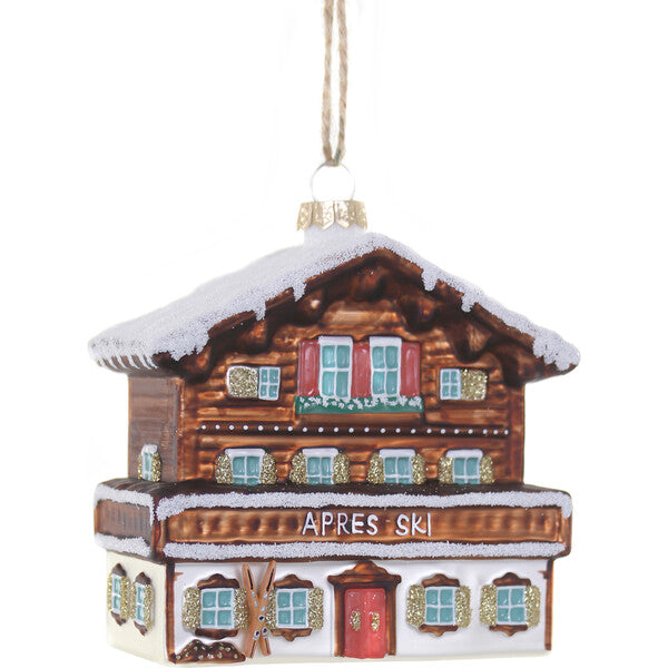 Ski Chalet Ornament