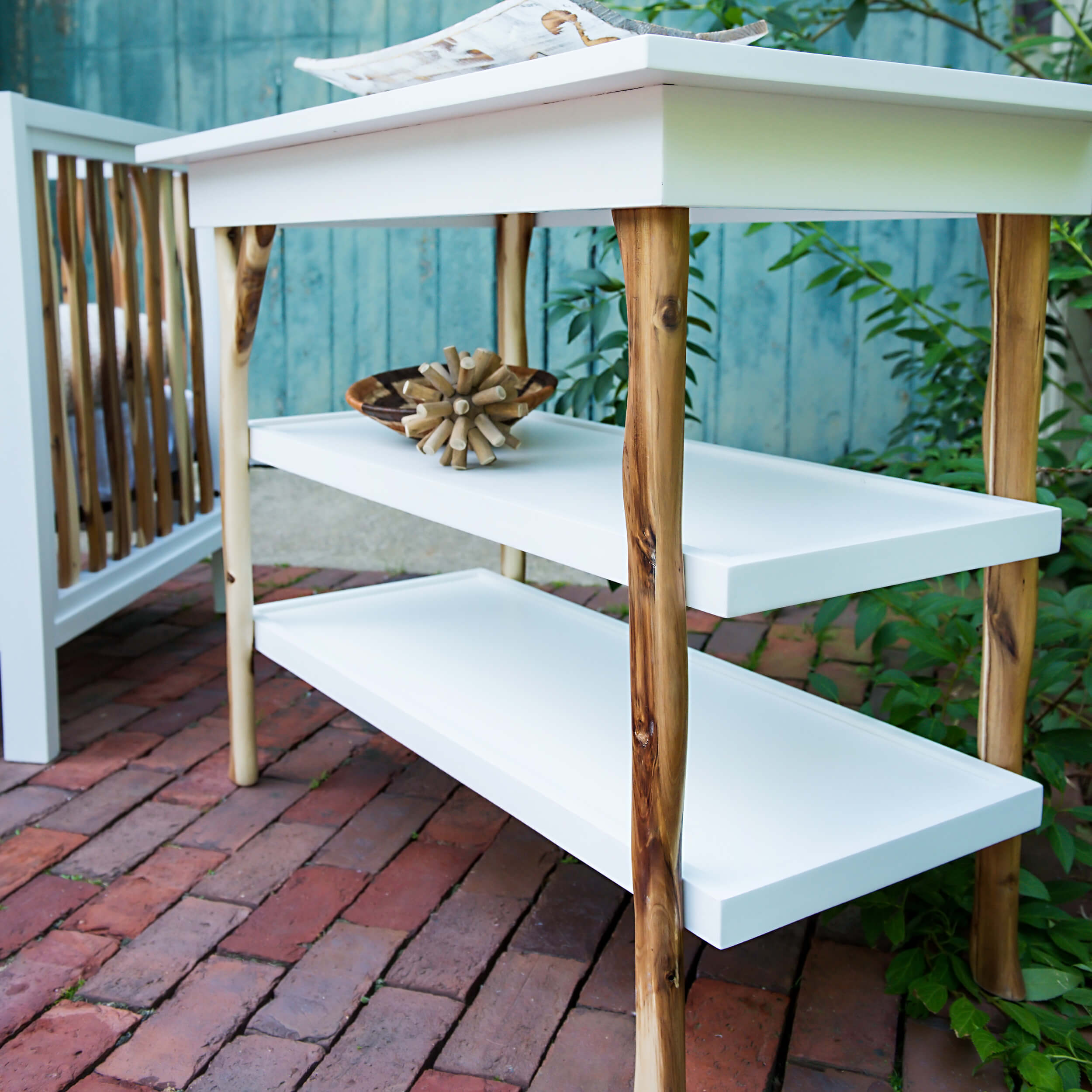 Branch Open Shelf Changing Table