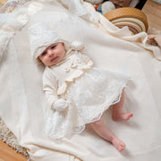 Brea Cream Knit Newborn Coming Home Set (5 Pcs)