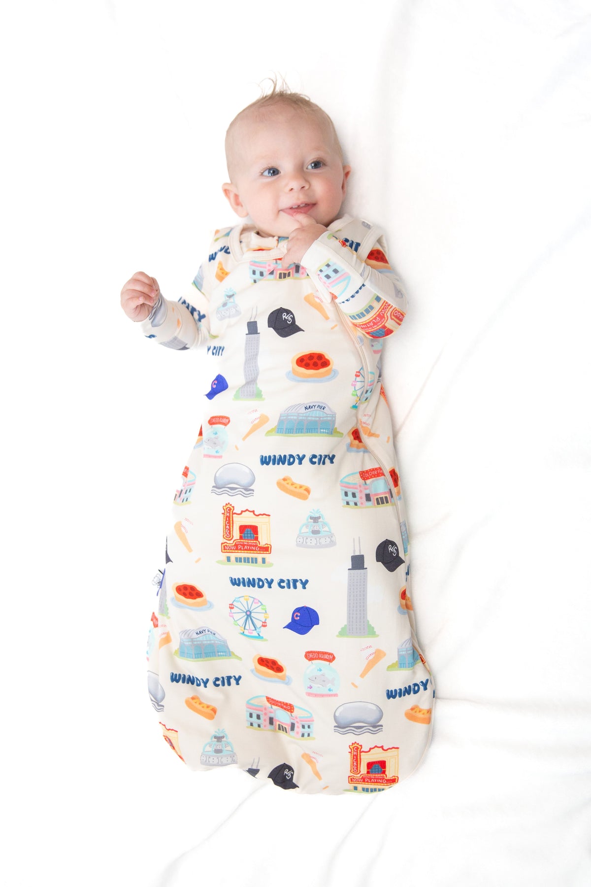 My First Windy City Bamboo Sleep Sack | Limited Edition Chicago Baby Sleep Bag