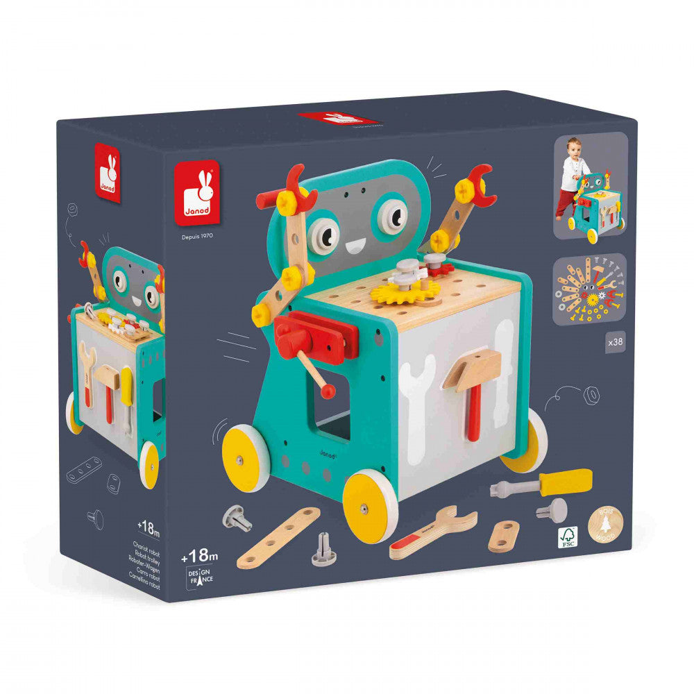 Brico' Kids - Magnetic Robot Cart