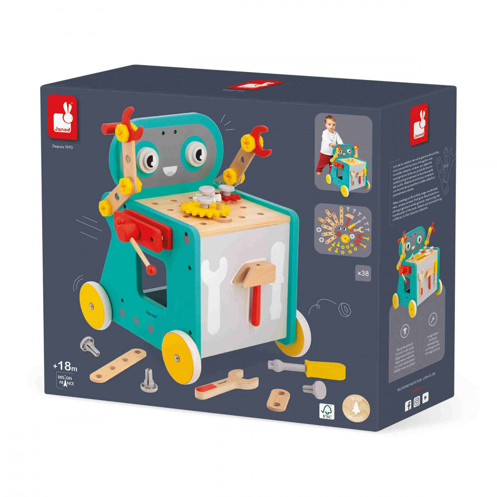 Brico' Kids - Magnetic Robot Cart