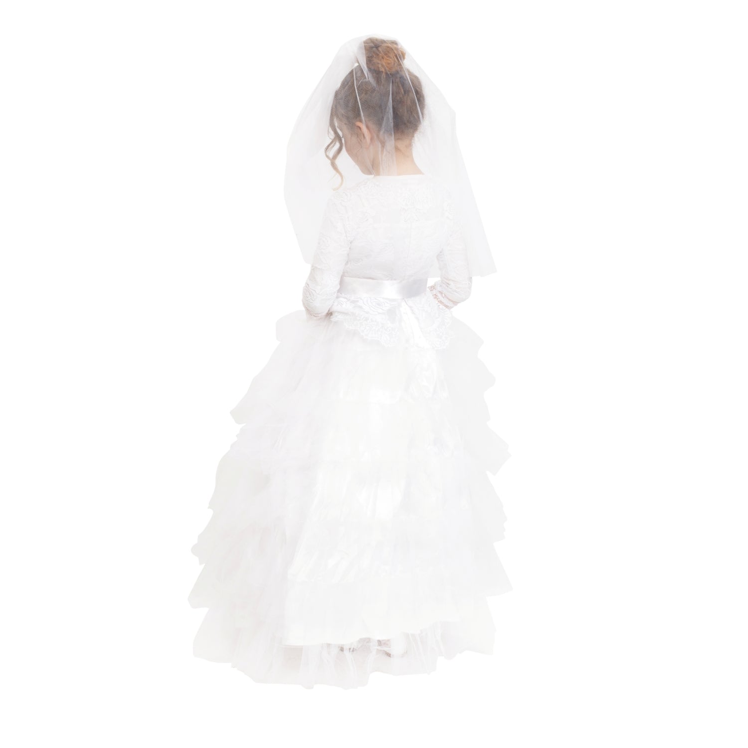 Bridal Dress With Wedding Veil - Kids