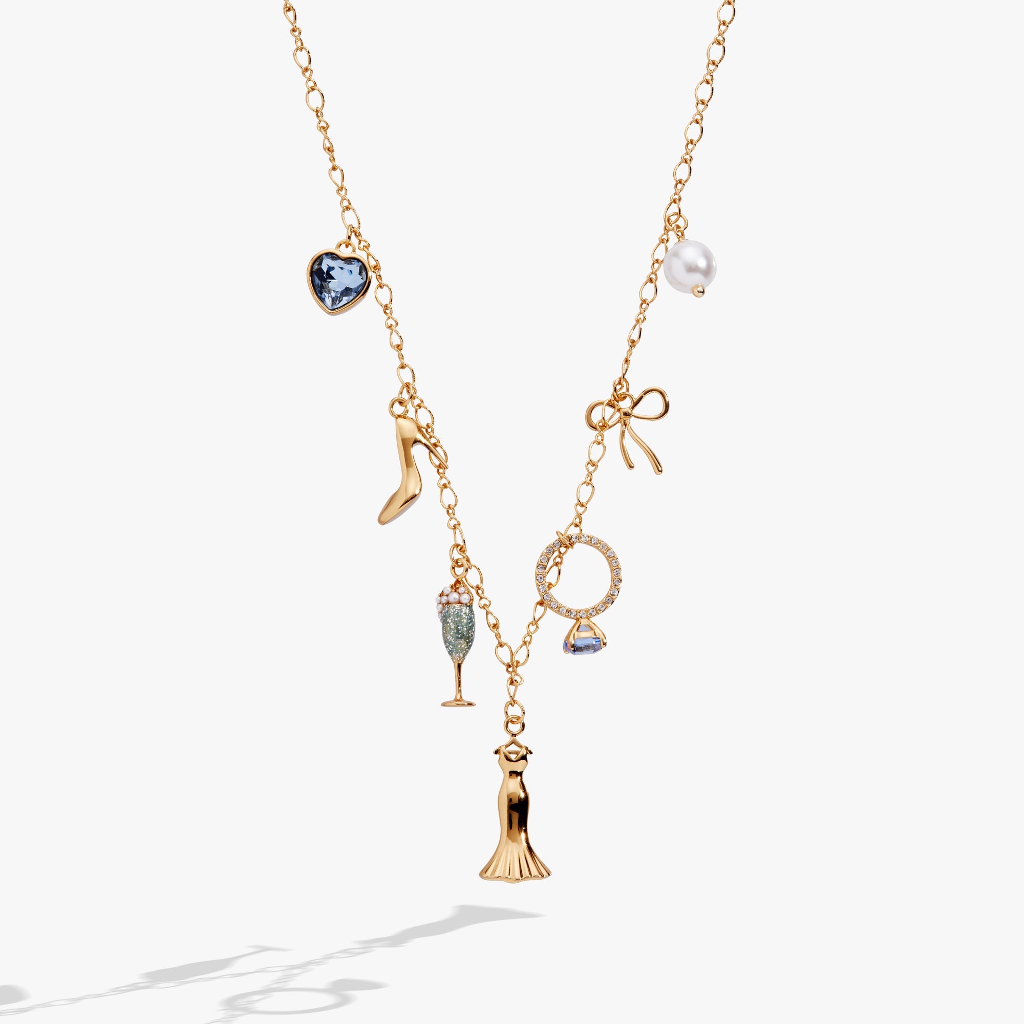 Bridal Multi-charm Necklace