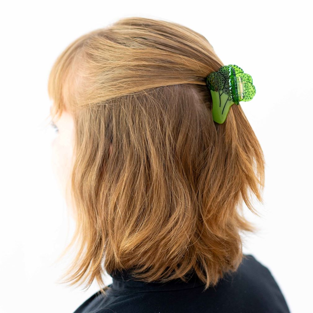 Midi Broccoli Hair Claw Clip