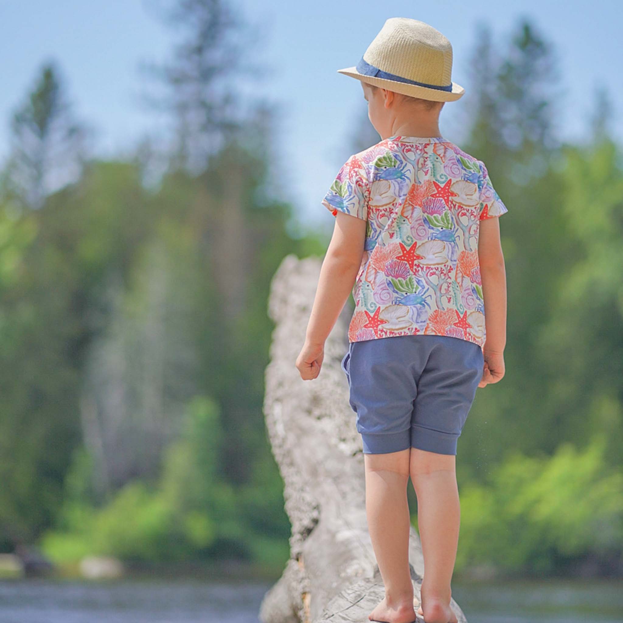 Brooklyn Kids' Tee | Ocean Puzzle