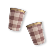 Fall Plaid Cups