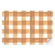 Brown Gingham Placemat Pad