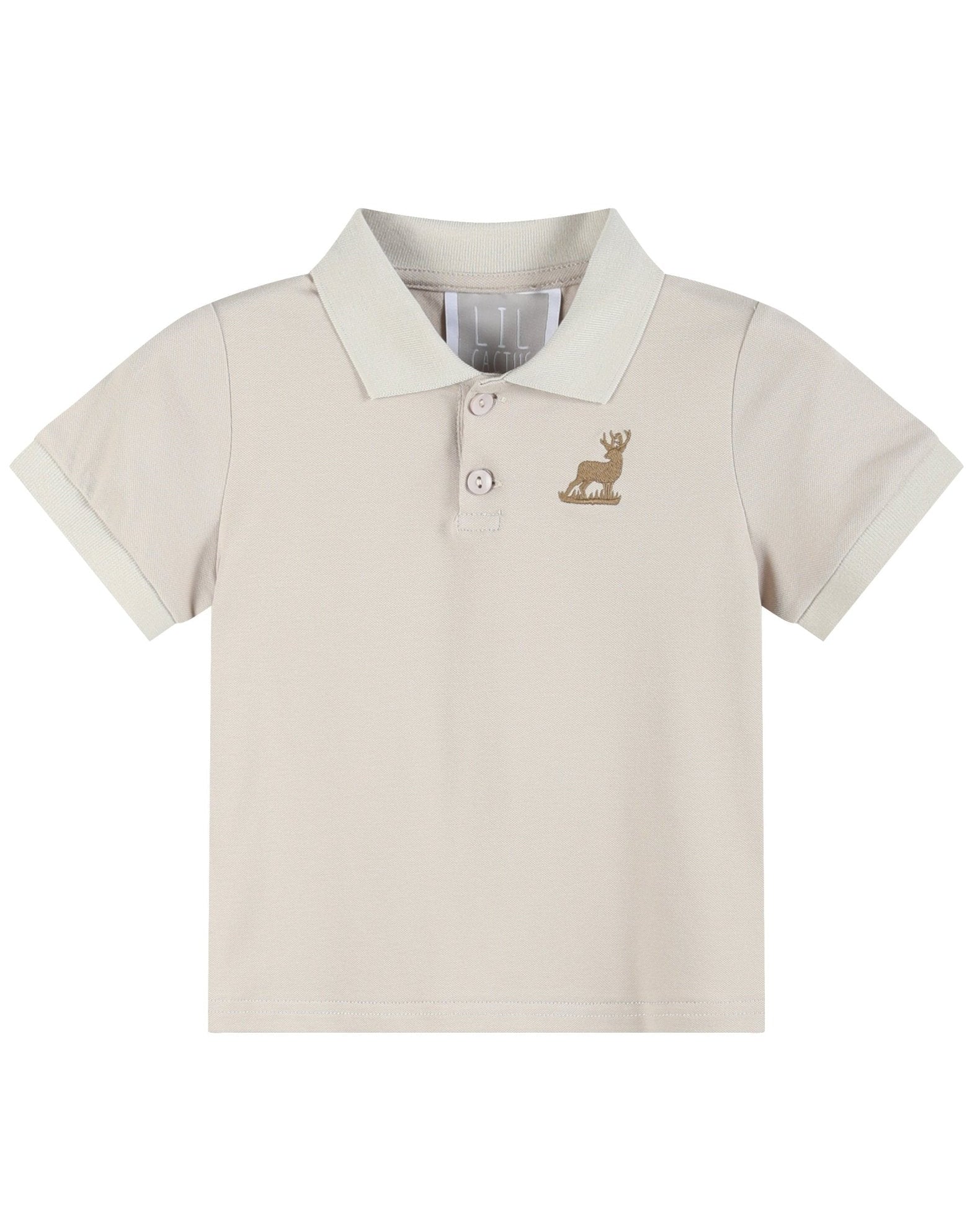 Brown Mule Deer Polo Shirt