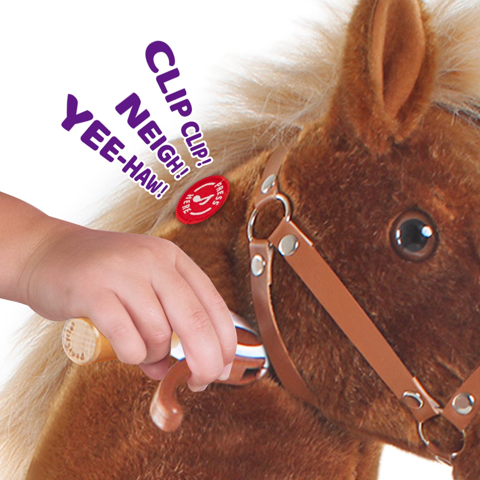 Model U Ride-on Pony Age 3-5 Brown