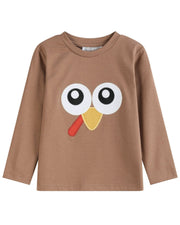 Brown Turkey Face T-shirt