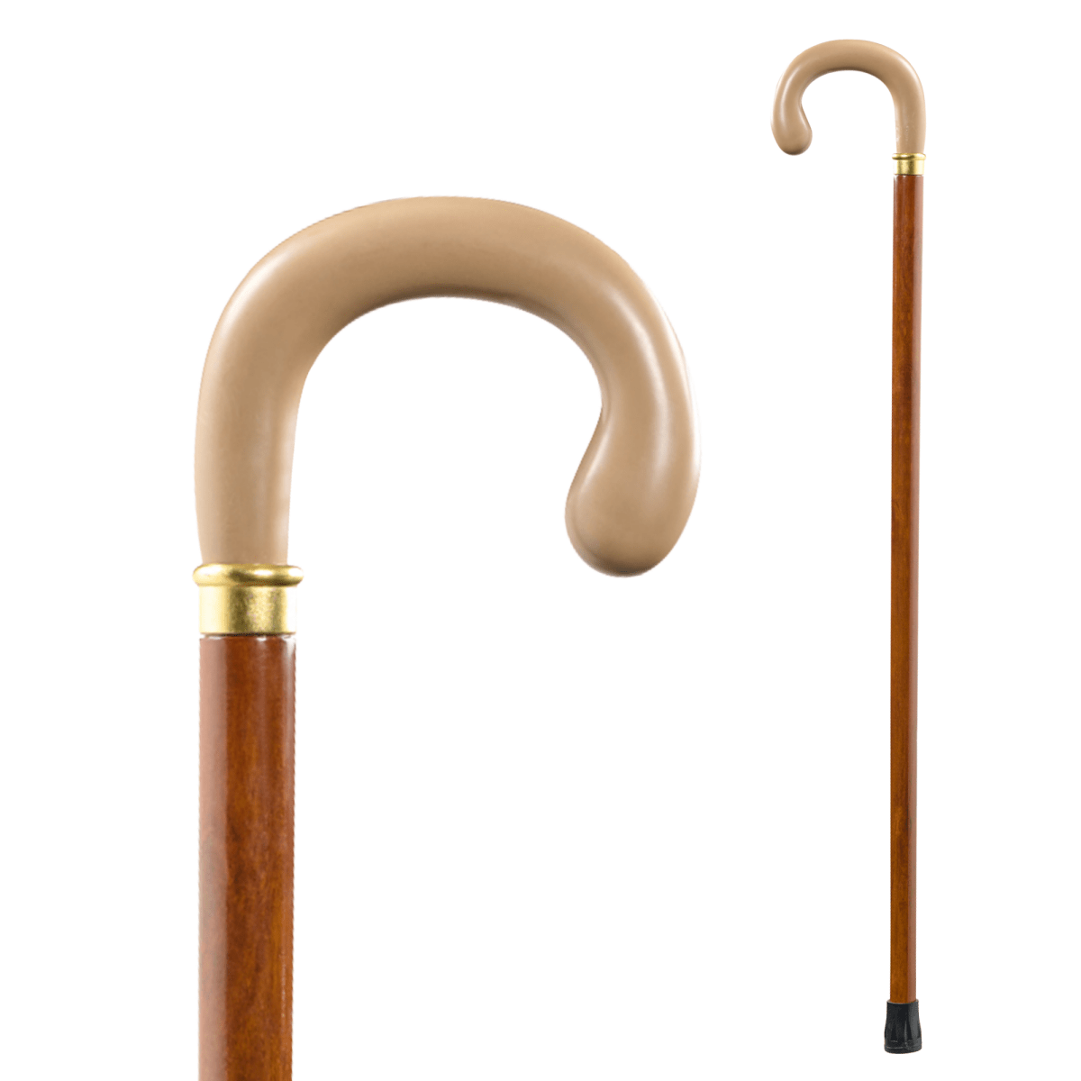 Brown Wooden Cane - Kids 32''