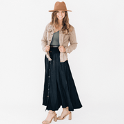 Brown Denim Jacket - Women