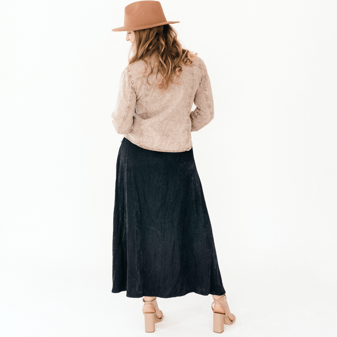 Brown Denim Jacket - Women