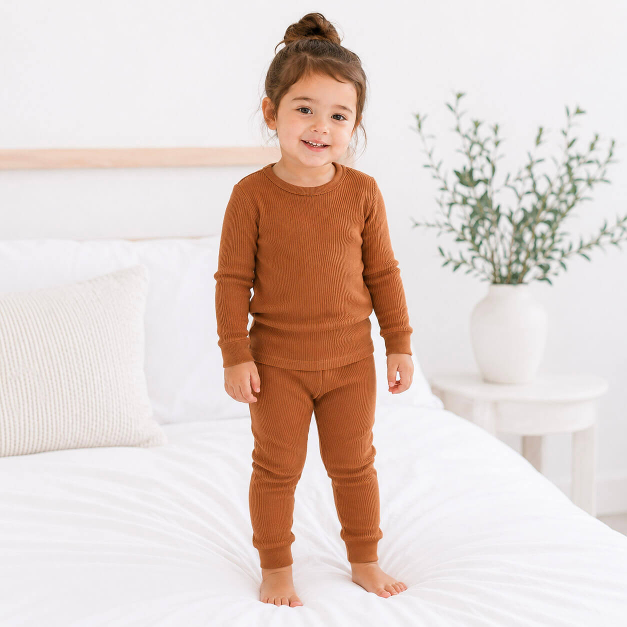 Organic Long-sleeve Pajama Set