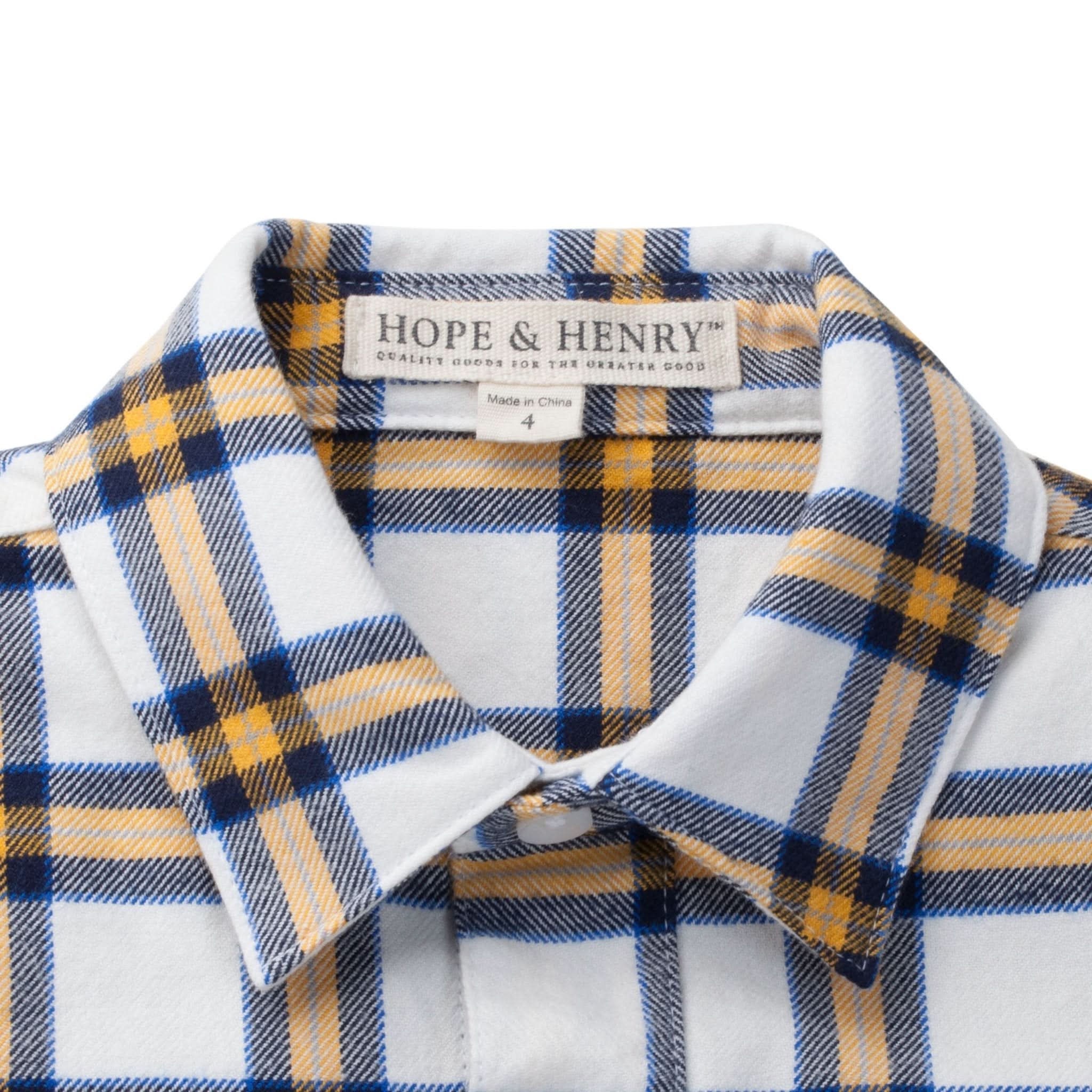 Brushed Flannel Button Down Shirt - Baby