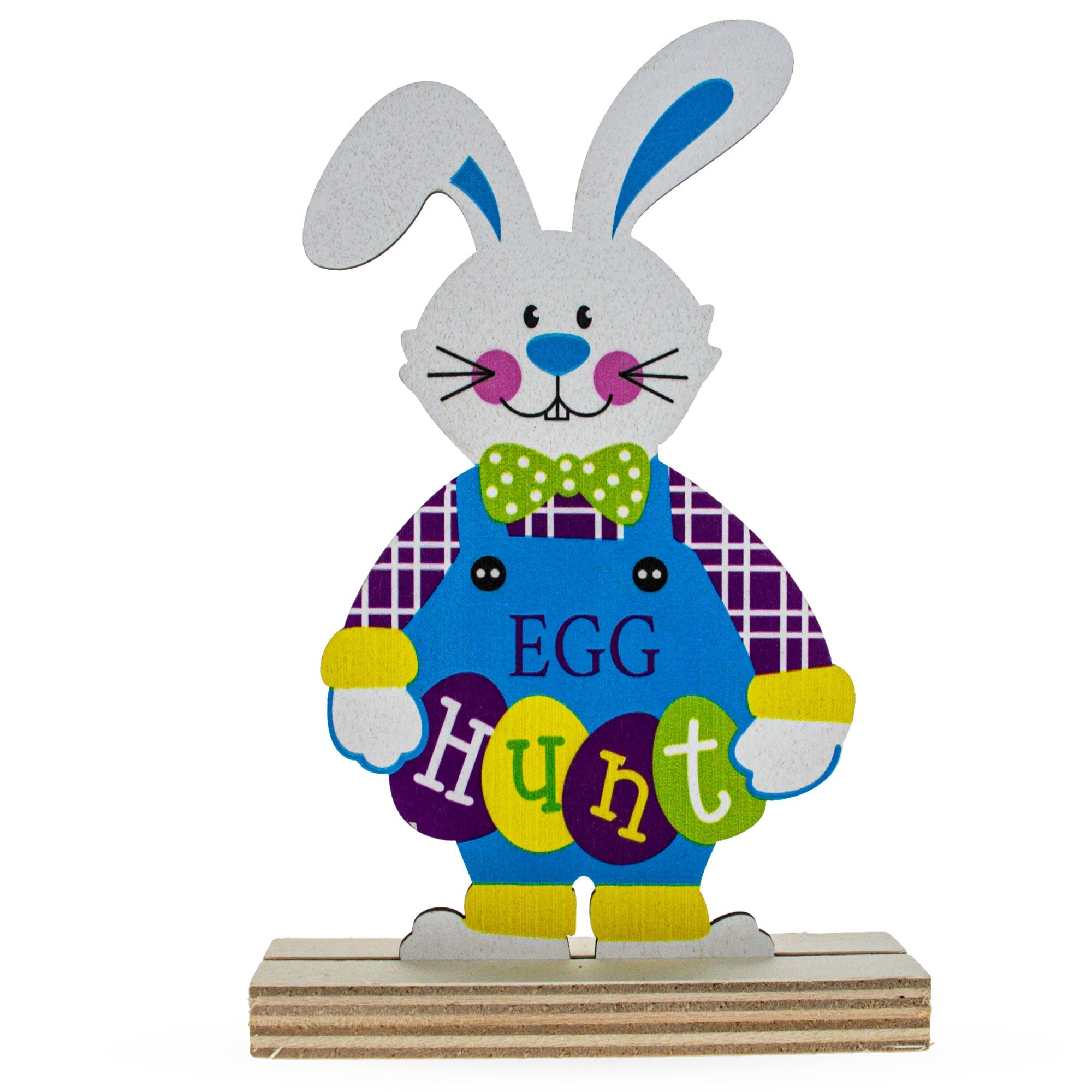 Easter Rabbit Egg Hunting Bunny Shape Cutout 6.15 Inches