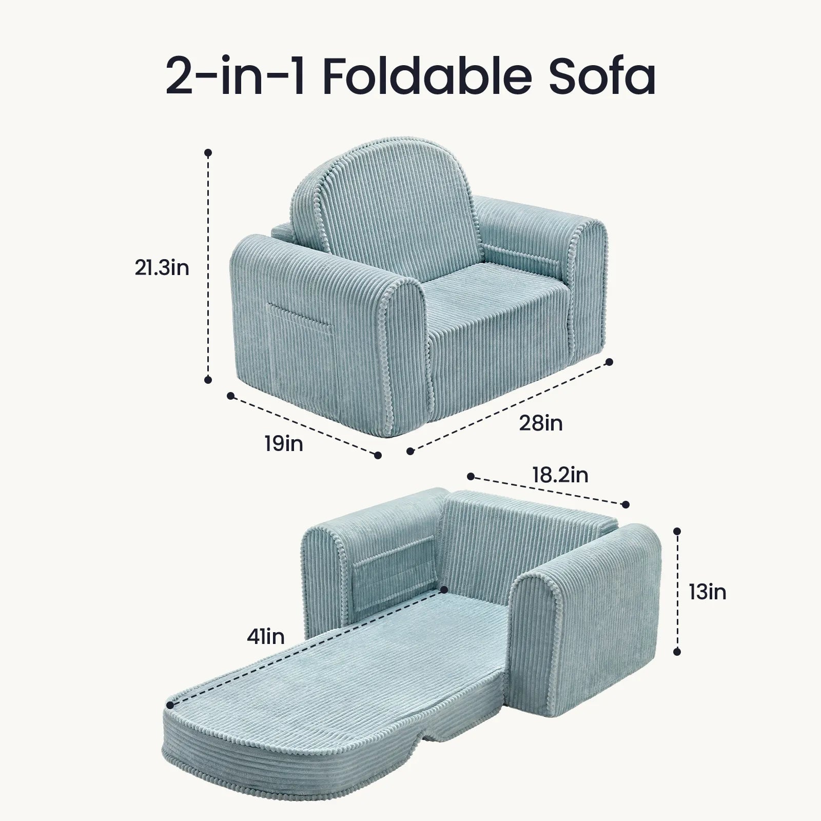 ® Gentlesnug Corduroy Kid Chair
