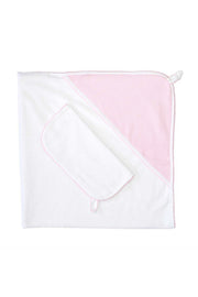 Bubble Hooded Towel - Pink