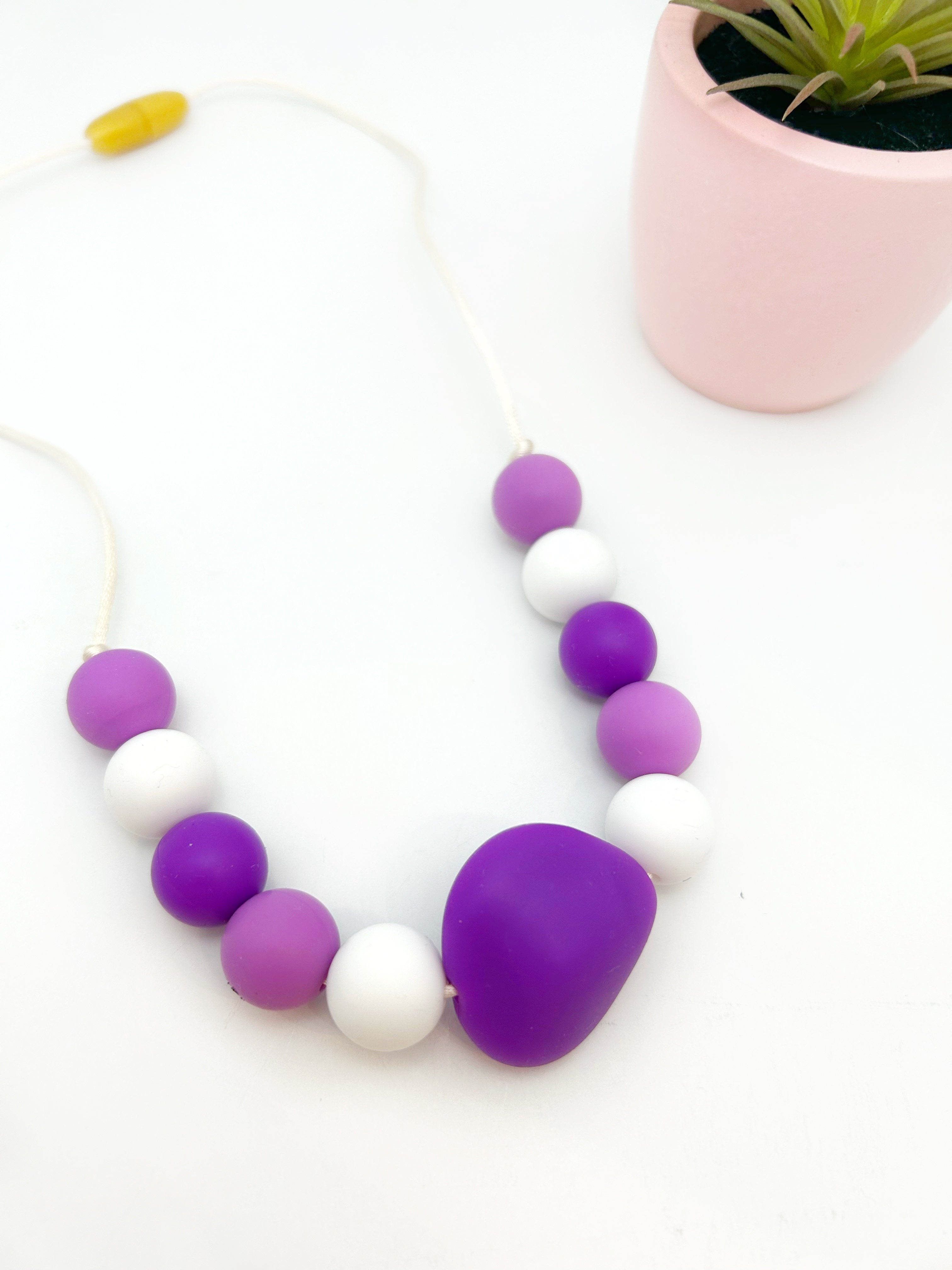 Bubble Fidget Sensory Chew Necklace - Teething Sensory Necklace For Kids