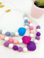 Bubble Fidget Sensory Chew Necklace - Teething Sensory Necklace For Kids