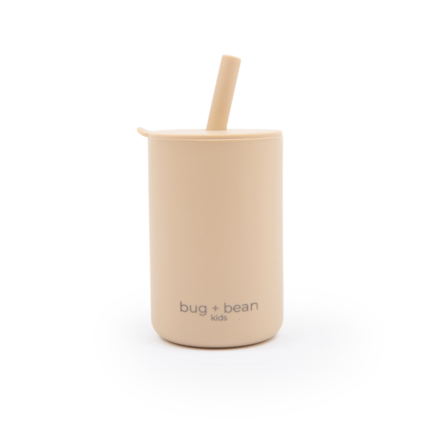 Silicone Cup With Lid + Straw