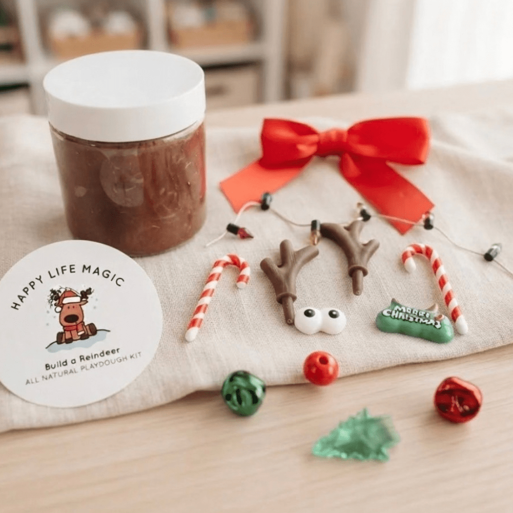 Build A Reindeer Dough Jar