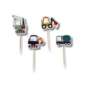 Builder Cupcake Toppers (8 Per Set)
