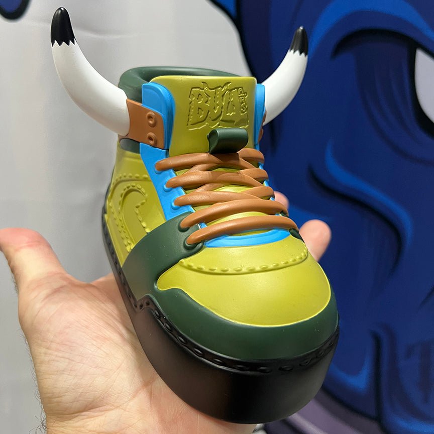 Bull Airs Tmnt Leo Blue Vinyl Toy