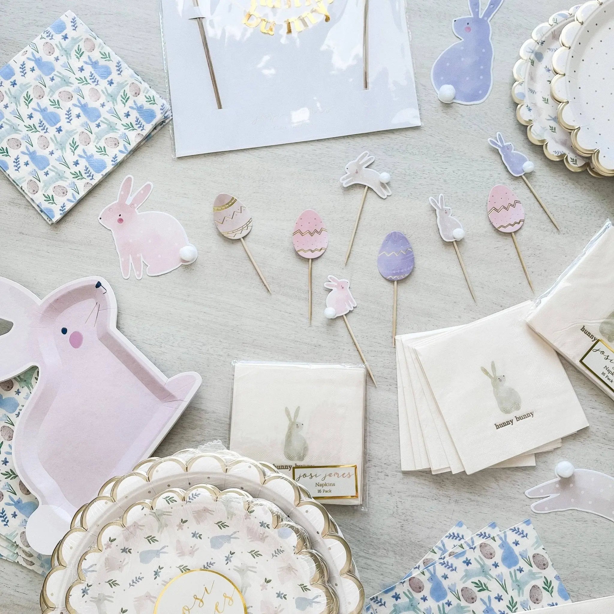Bunny Cupcake Toppers (set Of 8)