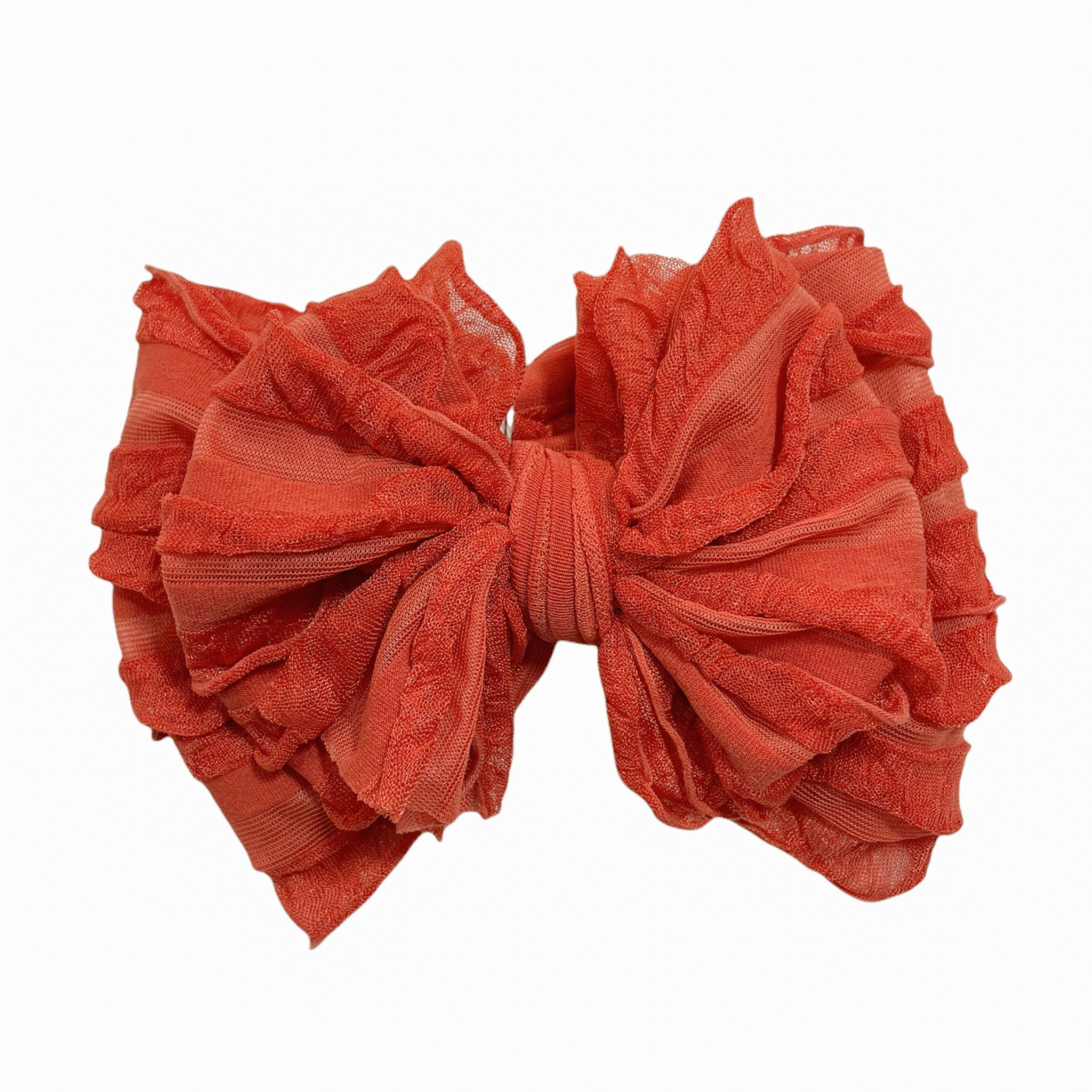 Burnt Orange | Signature Ruffled Baby Headband