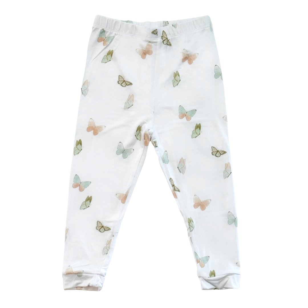 Toddler Pajama Set In Butterflies