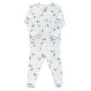 Toddler Pajama Set In Butterflies