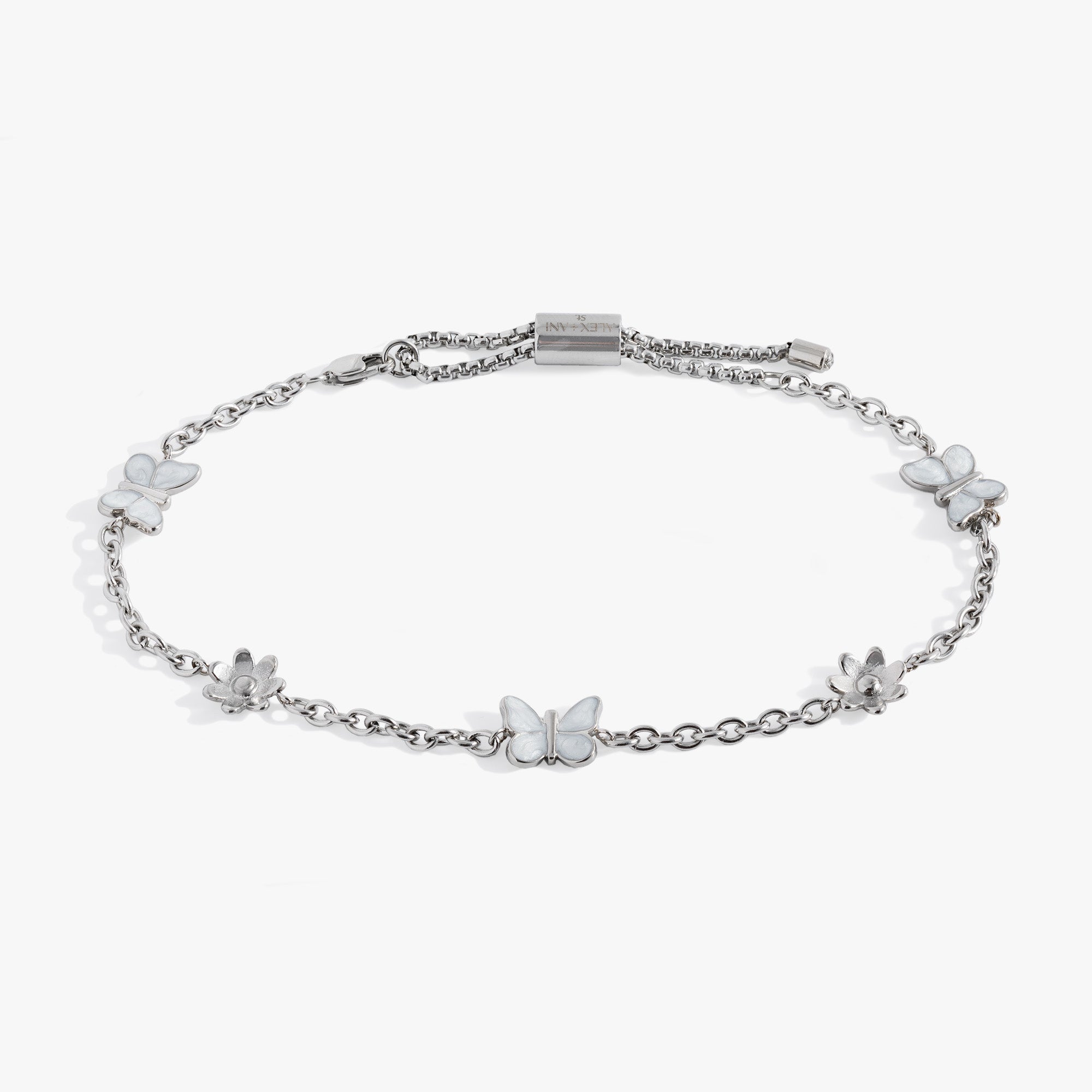 Butterfly And Flower Anklet