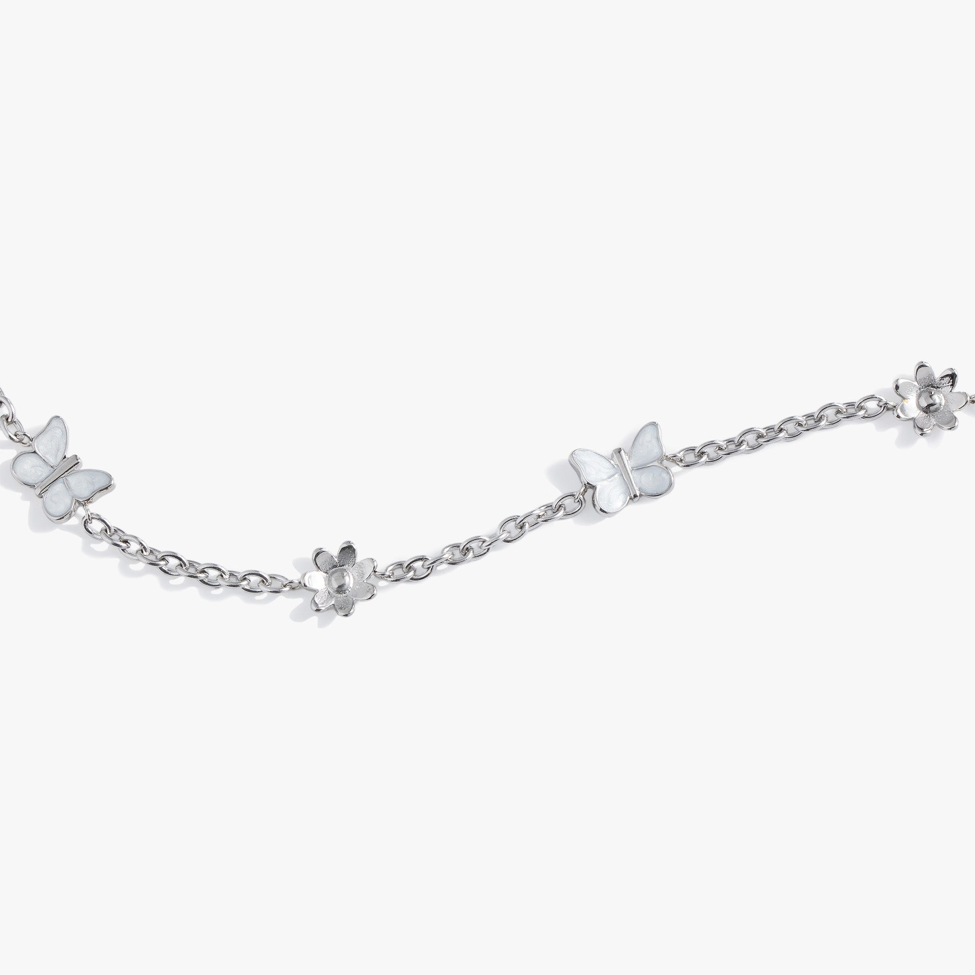 Butterfly And Flower Anklet