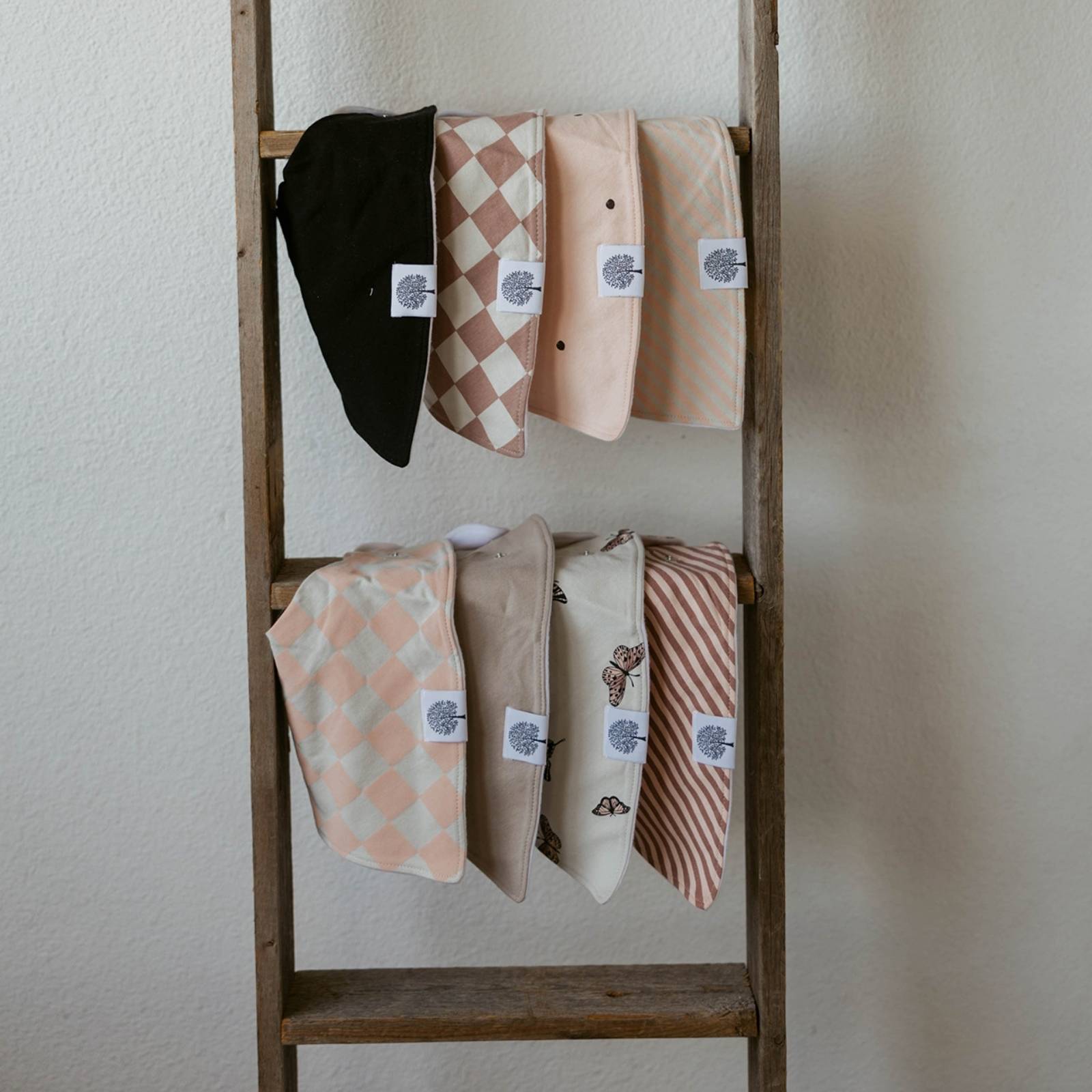 Butterfly Bandana Bib Set (8 Pack)