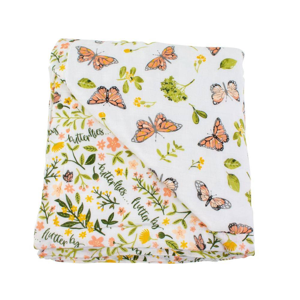 Butterfly + Flutterby Oh So Soft Snuggle Blanket