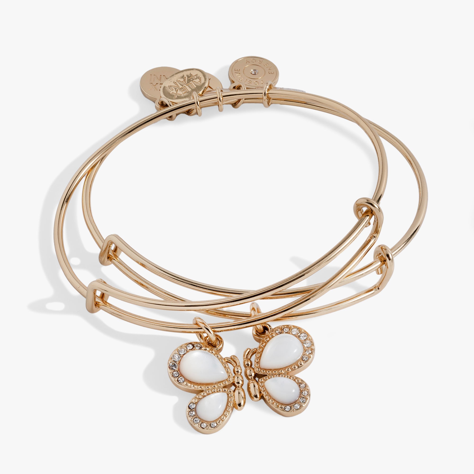Perfect Pairs- Butterfly Wings Bangle Set Of 2