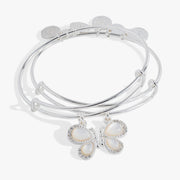 Perfect Pairs- Butterfly Wings Bangle Set Of 2