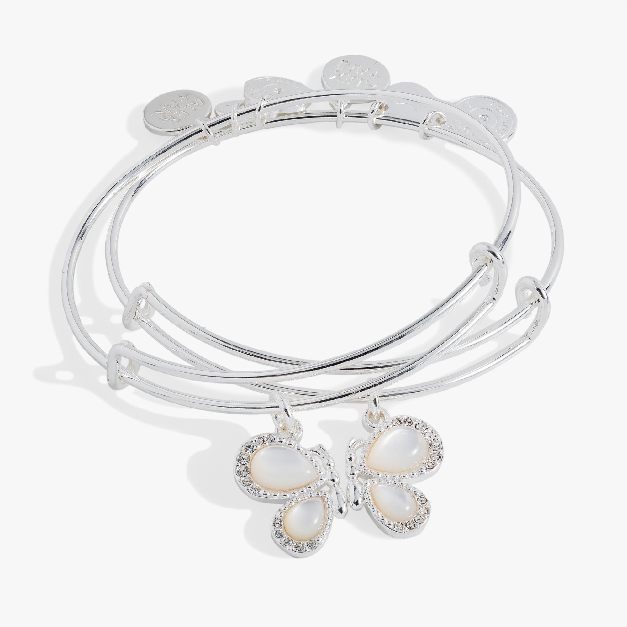 Perfect Pairs- Butterfly Wings Bangle Set Of 2