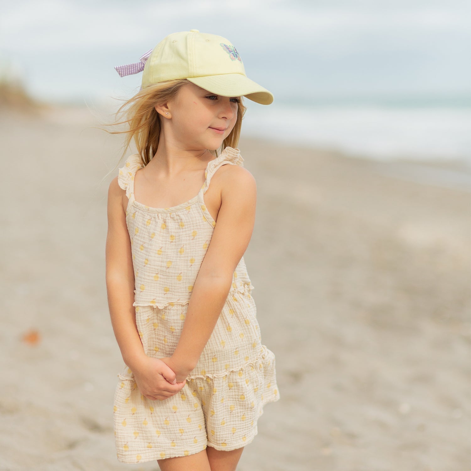 Butterfly Bow Baseball Hat (girls)