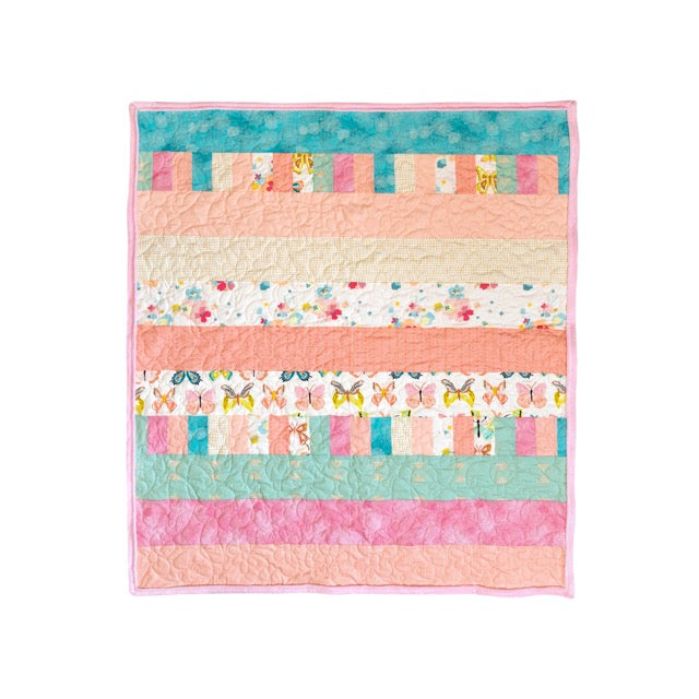 Bricks And Beams Quilt Kit - Butterflies