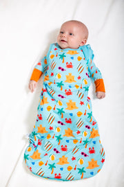 My First Beach Day:beach Baby Sleep Sack | Soft Breathable Wearable Blanket |